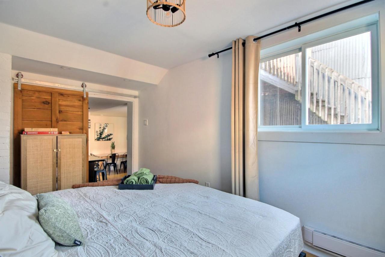 Lit King - 1Ch Bien Situe Pour Decouvrir Quebec Apartment Luaran gambar