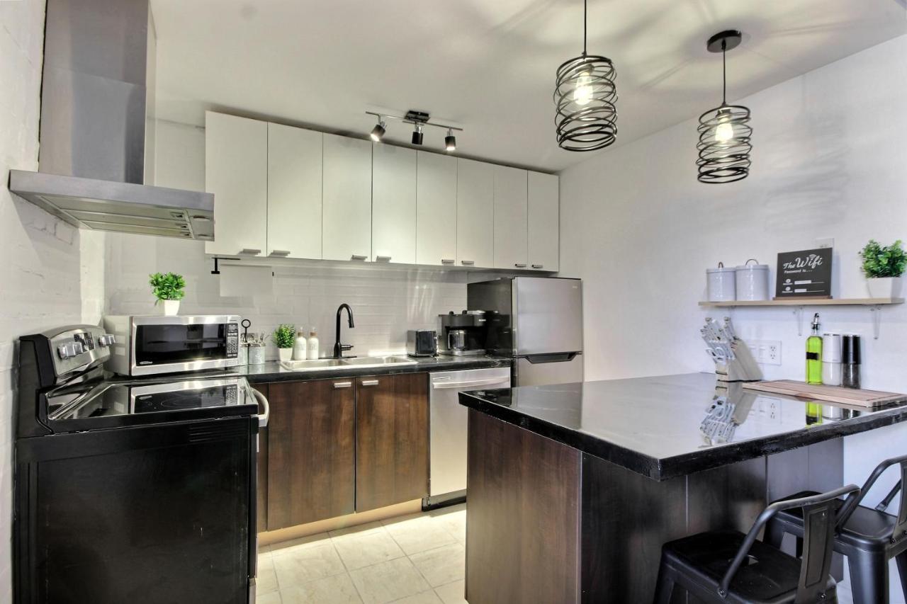 Lit King - 1Ch Bien Situe Pour Decouvrir Quebec Apartment Luaran gambar